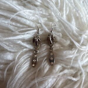 Zipper Pull Earrings- I made these earrings!